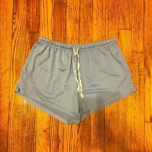 Soft baby blue pajama shorts